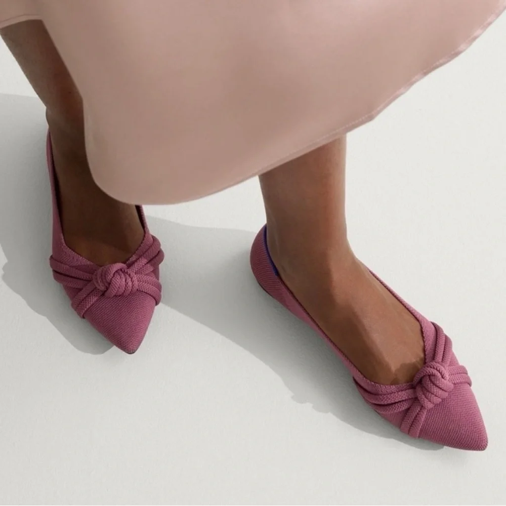 NWOB Rothy's The Knot Point II in Mauve Size 5.5